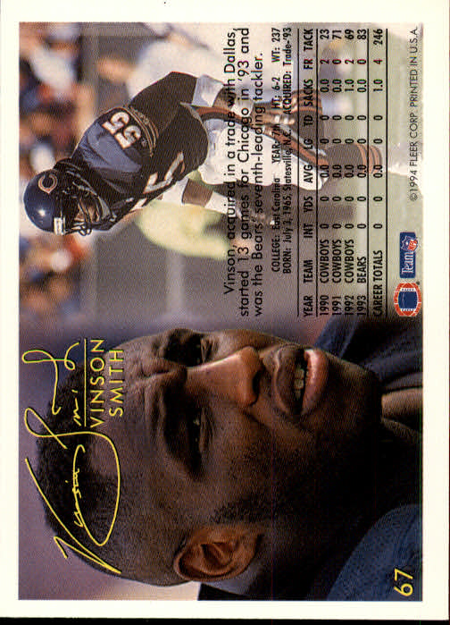 1994 Fleer Football Card #s 1-240 +Rookies (A2272) - You Pick - 15+ FREE SHIP - Picture 127 of 429