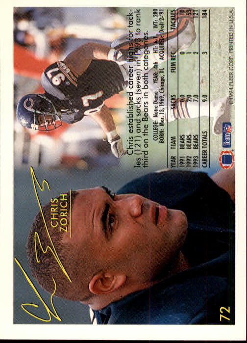 1994 Fleer Football Card #s 1-240 +Rookies (A2272) - You Pick - 15+ FREE SHIP - Picture 137 of 429