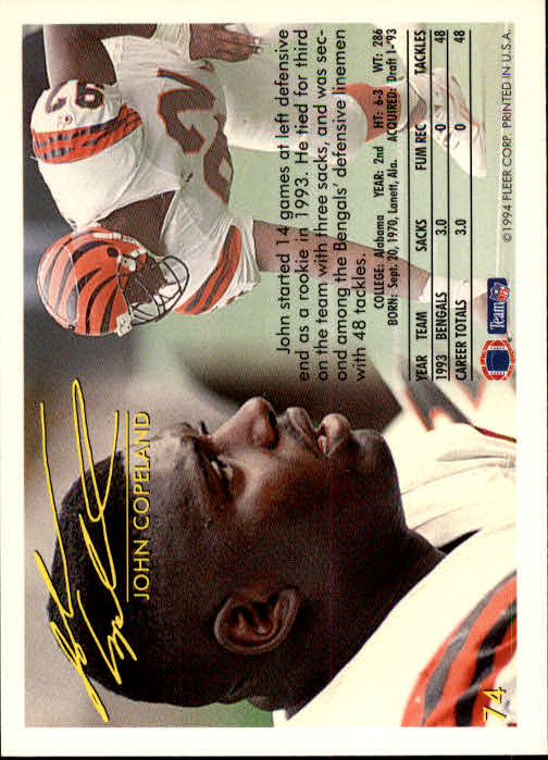 1994 Fleer Football Card #s 1-240 +Rookies (A2272) - You Pick - 15+ FREE SHIP - Picture 141 of 429