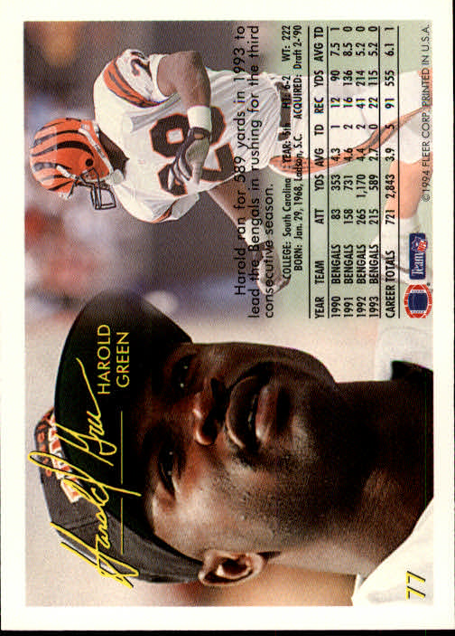 1994 Fleer Football Card #s 1-240 +Rookies (A2272) - You Pick - 15+ FREE SHIP - Picture 147 of 429