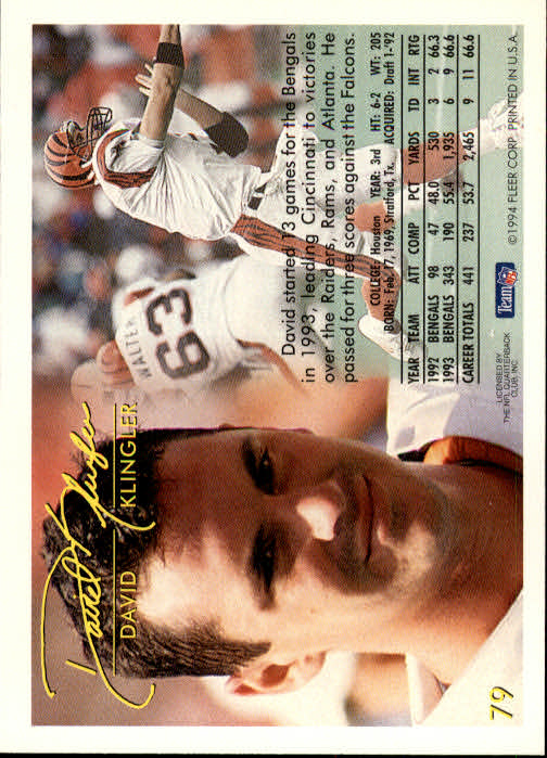 1994 Fleer Football Card #s 1-240 +Rookies (A2272) - You Pick - 15+ FREE SHIP - Picture 151 of 429