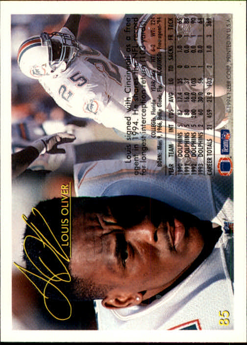1994 Fleer Football Card #s 1-240 +Rookies (A2272) - You Pick - 15+ FREE SHIP - Picture 163 of 429