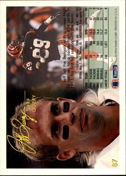 1994 Fleer Football Card #s 1-240 +Rookies (A2272) - You Pick - 15+ FREE SHIP - Picture 167 of 429