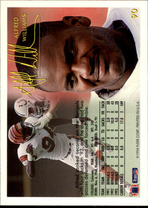 1994 Fleer Football Card #s 1-240 +Rookies (A2272) - You Pick - 15+ FREE SHIP - Picture 173 of 429