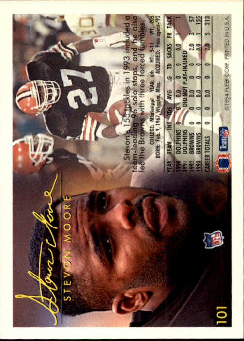 1994 Fleer Football Card #s 1-240 +Rookies (A2272) - You Pick - 15+ FREE SHIP - Picture 195 of 429