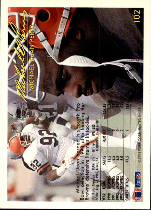 1994 Fleer Football Card #s 1-240 +Rookies (A2272) - You Pick - 15+ FREE SHIP - Picture 197 of 429