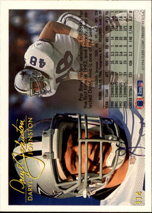1994 Fleer Football Card #s 1-240 +Rookies (A2272) - You Pick - 15+ FREE SHIP - Picture 215 of 429