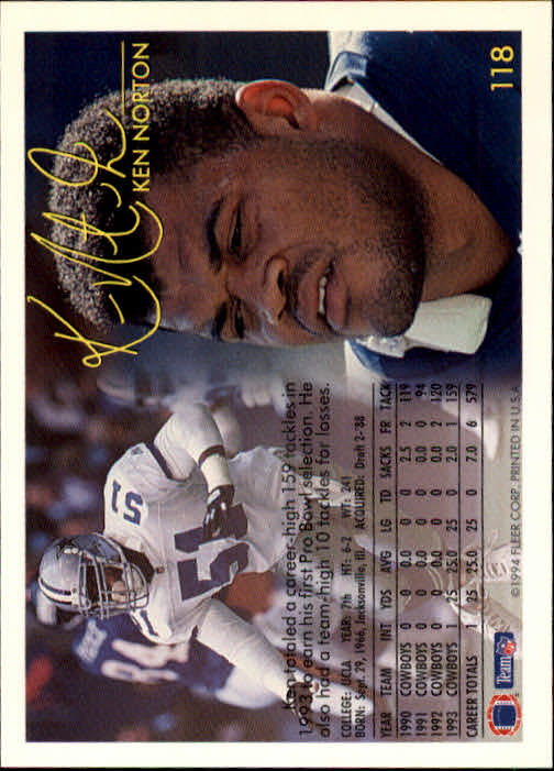 1994 Fleer Football Card #s 1-240 +Rookies (A2272) - You Pick - 15+ FREE SHIP - Picture 223 of 429