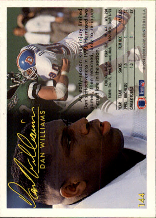 1994 Fleer Football Card #s 1-240 +Rookies (A2272) - You Pick - 15+ FREE SHIP - Picture 267 of 429