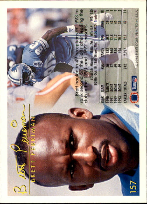 1994 Fleer Football Card #s 1-240 +Rookies (A2272) - You Pick - 15+ FREE SHIP - Picture 289 of 429