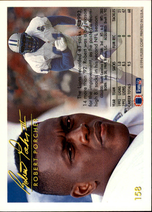 1994 Fleer Football Card #s 1-240 +Rookies (A2272) - You Pick - 15+ FREE SHIP - Picture 291 of 429
