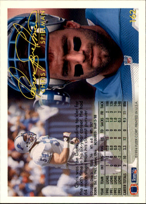 1994 Fleer Football Card #s 1-240 +Rookies (A2272) - You Pick - 15+ FREE SHIP - Picture 297 of 429