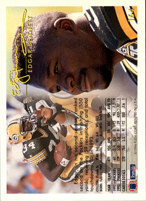 1994 Fleer Football Card #s 1-240 +Rookies (A2272) - You Pick - 15+ FREE SHIP - Picture 301 of 429