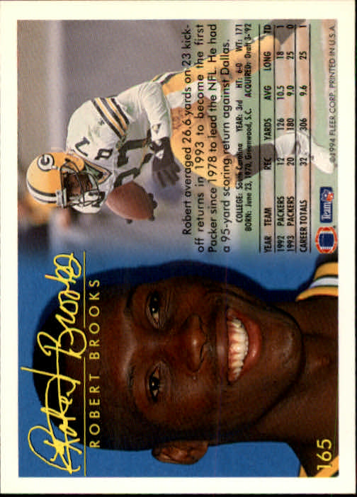 1994 Fleer Football Card #s 1-240 +Rookies (A2272) - You Pick - 15+ FREE SHIP - Picture 303 of 429