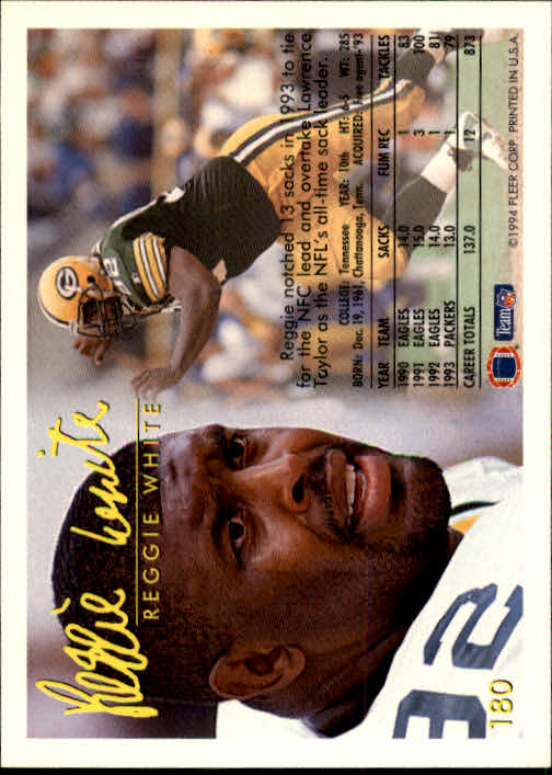 1994 Fleer Football Card #s 1-240 +Rookies (A2272) - You Pick - 15+ FREE SHIP - Picture 333 of 429