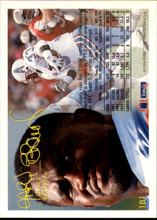 1994 Fleer Football Card #s 1-240 +Rookies (A2272) - You Pick - 15+ FREE SHIP - Picture 335 of 429