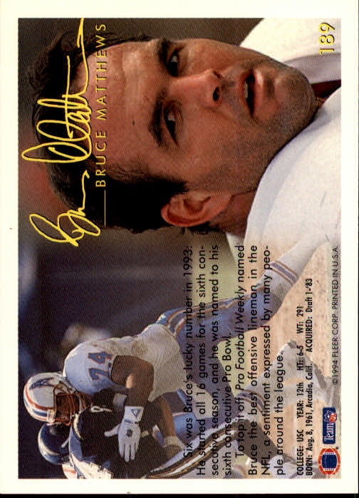 1994 Fleer Football Card #s 1-240 +Rookies (A2272) - You Pick - 15+ FREE SHIP - Picture 351 of 429