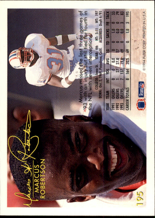 1994 Fleer Football Card #s 1-240 +Rookies (A2272) - You Pick - 15+ FREE SHIP - Picture 363 of 429