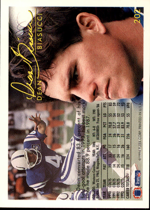 1994 Fleer Football Card #s 1-240 +Rookies (A2272) - You Pick - 15+ FREE SHIP - Picture 377 of 429