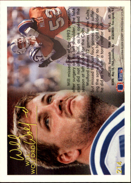 1994 Fleer Football Card #s 1-240 +Rookies (A2272) - You Pick - 15+ FREE SHIP - Picture 393 of 429