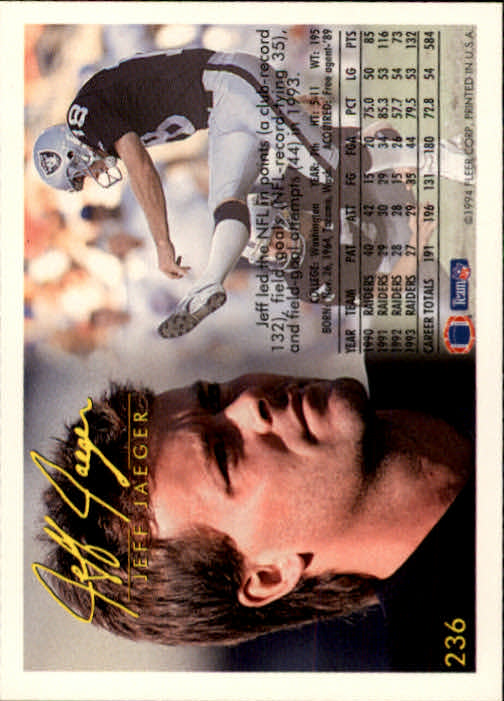 1994 Fleer Football Card #s 1-240 +Rookies (A2272) - You Pick - 15+ FREE SHIP - Picture 421 of 429
