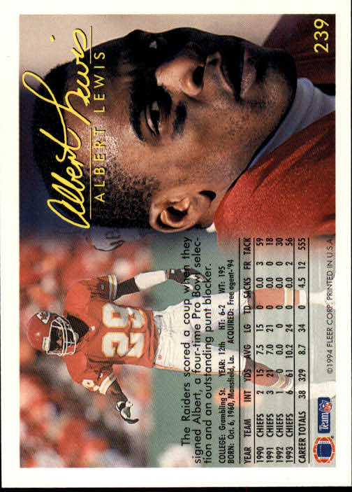 1994 Fleer Football Card #s 1-240 +Rookies (A2272) - You Pick - 15+ FREE SHIP - Picture 427 of 429