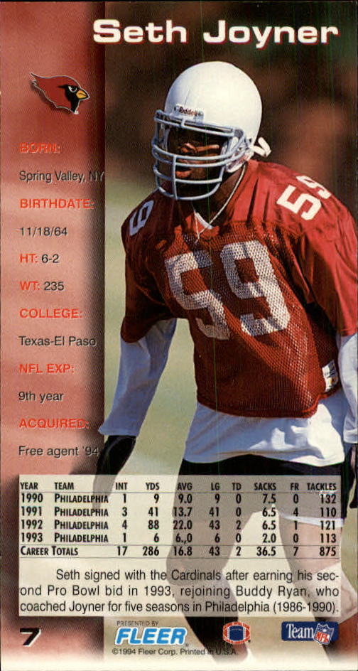  Football NFL 1994 Fleer Ultra #21 Jessie Tuggle #21 NM