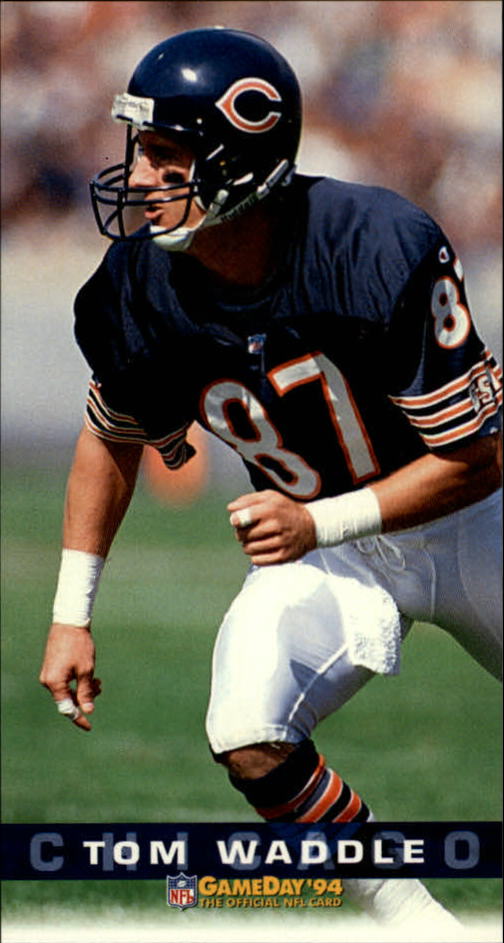 1992 Pro Set Power Tom Waddle Chicago Bears #87