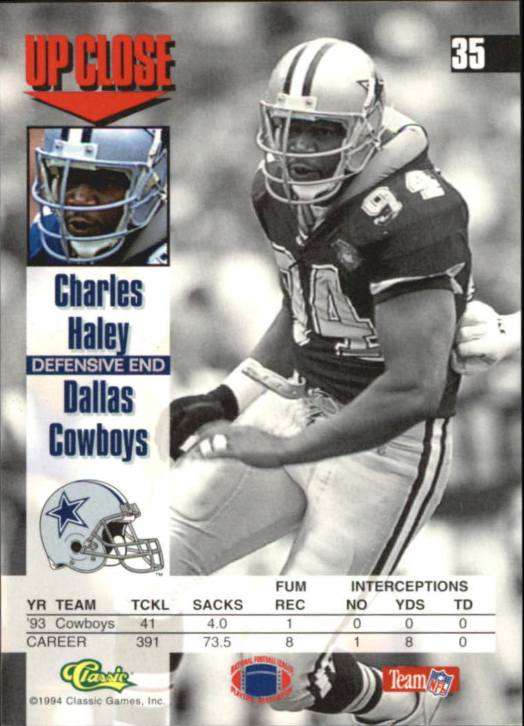1994 Images #35 Charles Haley back image