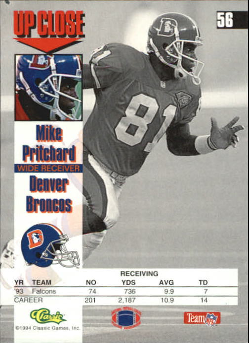 A1104- 1994 Images Football Card #s 1-125 +Inserts -You Pick- 15+ FREE US SHIP - Picture 95 of 217