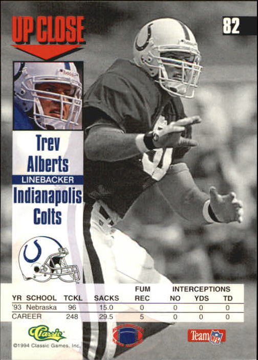 A1104- 1994 Images Football Card #s 1-125 +Inserts -You Pick- 15+ FREE US SHIP - Picture 145 of 217