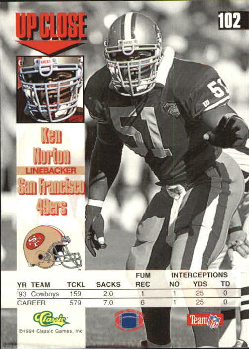 A1104- 1994 Images Football Card #s 1-125 +Inserts -You Pick- 15+ FREE US SHIP - Picture 179 of 217