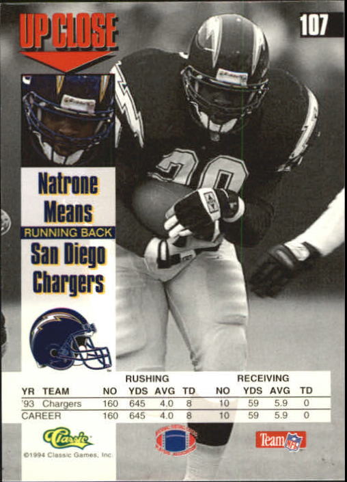 A1104- 1994 Images Football Card #s 1-125 +Inserts -You Pick- 15+ FREE US SHIP - Picture 187 of 217