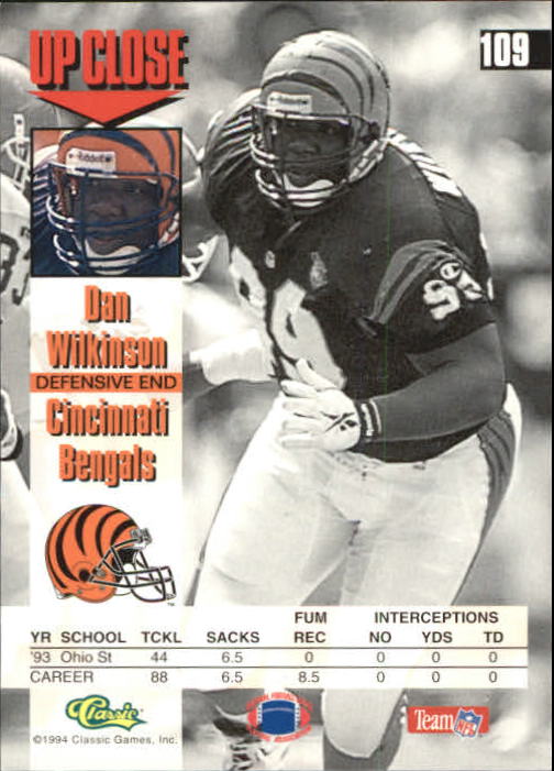 A1104- 1994 Images Football Card #s 1-125 +Inserts -You Pick- 15+ FREE US SHIP - Picture 189 of 217