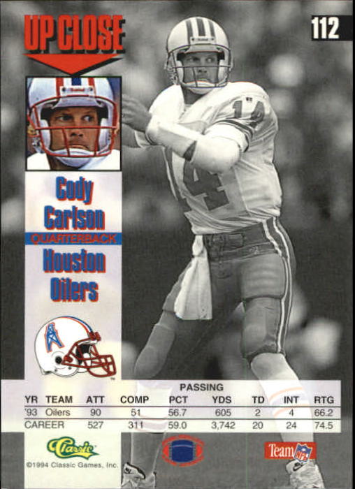 A1104- 1994 Images Football Card #s 1-125 +Inserts -You Pick- 15+ FREE US SHIP - Picture 195 of 217