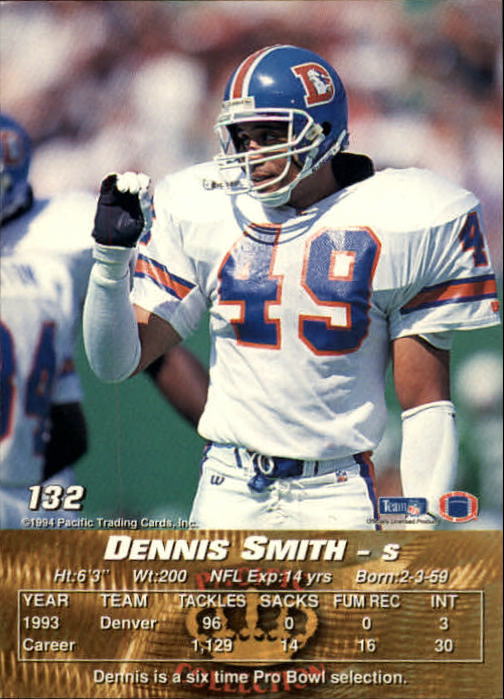 1994 Pacific #132 Dennis Smith back image