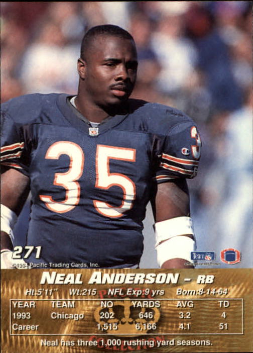 Neal Anderson  SportPics Archive