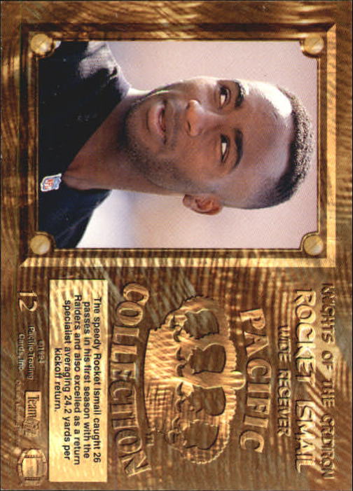 1994 Pacific Knights of the Gridiron #12 Rocket Ismail back image