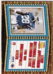 1994 Pacific Marquee Prisms #11 Marshall Faulk back image