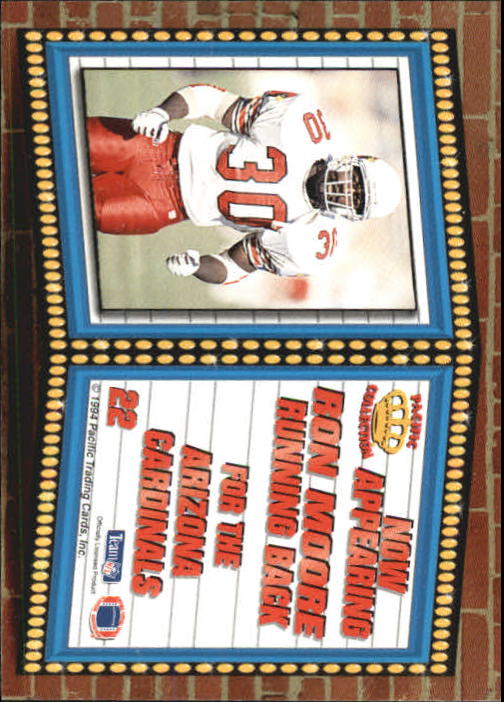 1994 Pacific Marquee Prisms #22 Ronald Moore back image