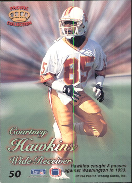 1994 Pacific Prisms #50 Courtney Hawkins back image