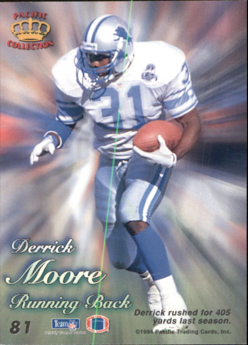 1994 Pacific Prisms #81 Derrick Moore back image