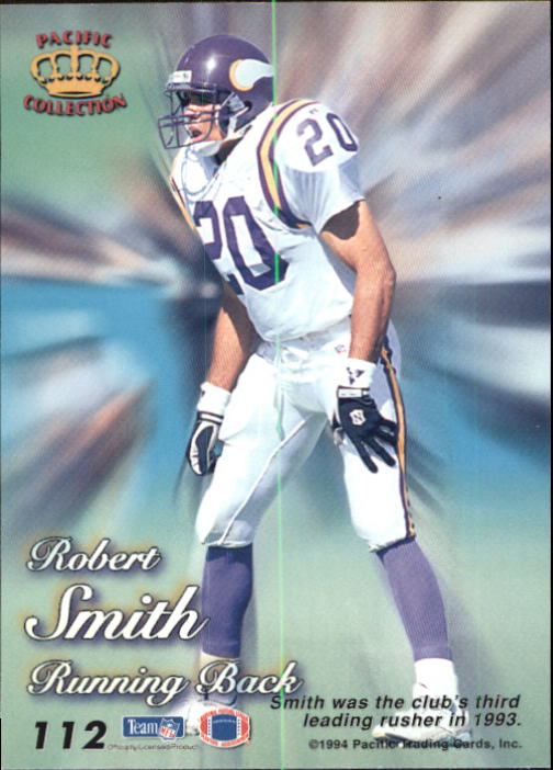 1994 Pacific Prisms #112 Robert Smith back image