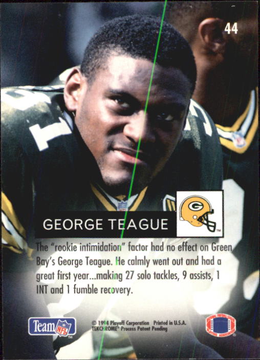 1994 Playoff #44 George Teague back image