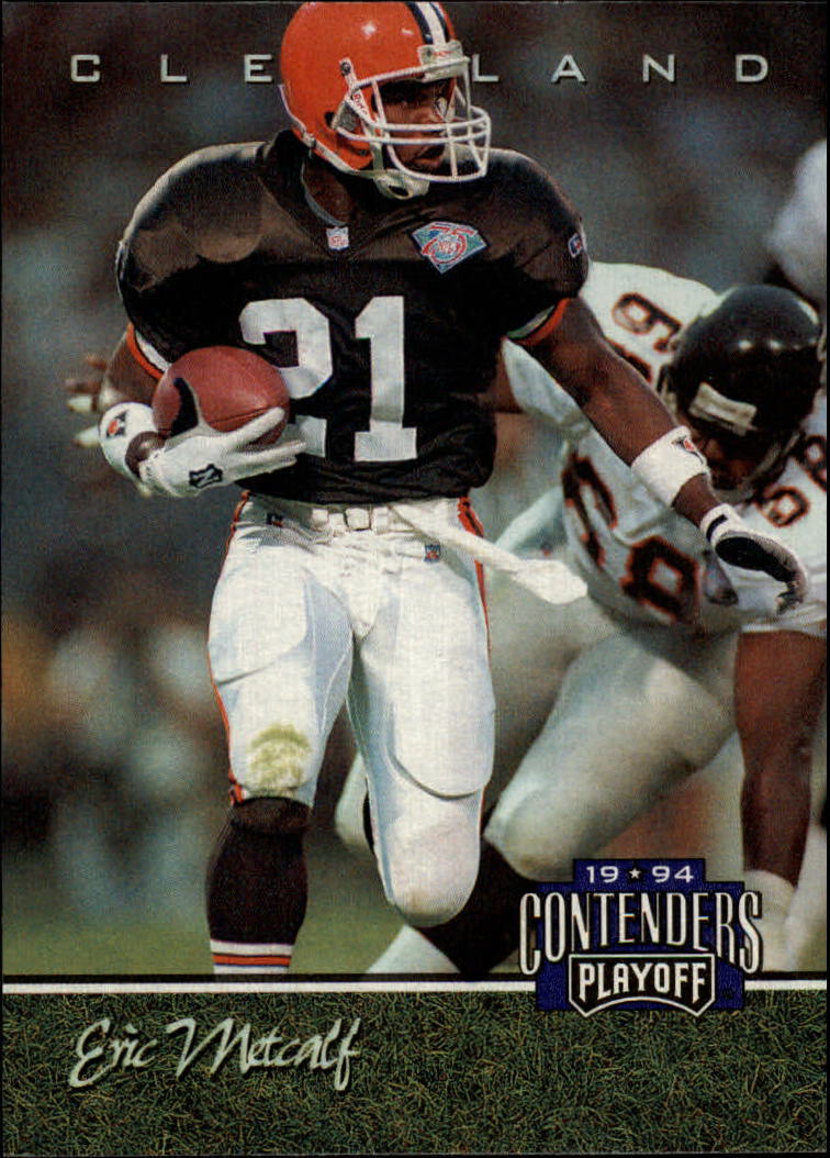 Cleveland Browns NFL Eric Metcalf #489 Rookie Card