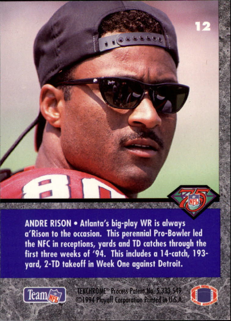 1994 Playoff Contenders #12 Andre Rison back image