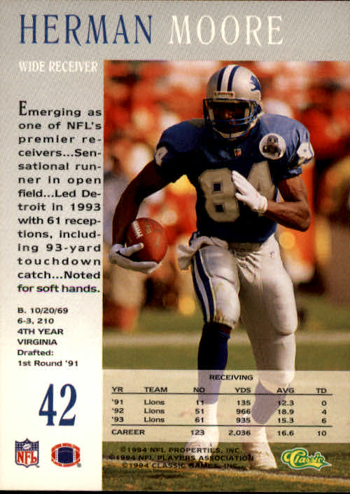 A6477- 1994 Pro Line Live Football Card #s 1-250 -You Pick- 15+ FREE US SHIP