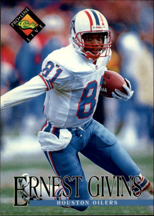 1994 Select #130 Ernest Givins Houston Oilers