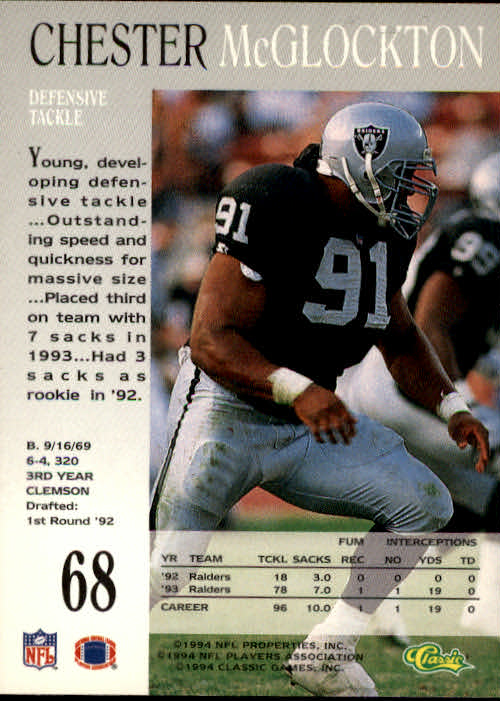 A6477- 1994 Pro Line Live Football Card #s 1-250 -You Pick- 15+ FREE US SHIP