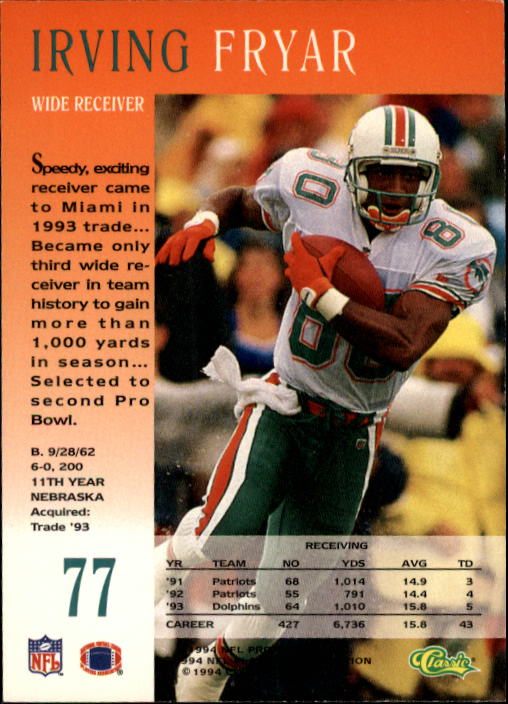 A6477- 1994 Pro Line Live Football Card #s 1-250 -You Pick- 15+ FREE US SHIP